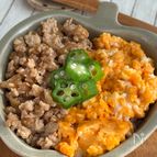 玉ねぎでかさ増し、我が家の鶏そぼろ