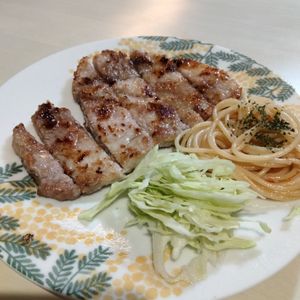 あずさの作ってみた!投稿(ごはん止まらん！あっさりねぎ塩だれトンテキ)