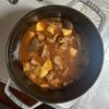 【エリンギと豚肉のゴロゴロデミ風煮込み】短い煮込み時間で♪の工程6