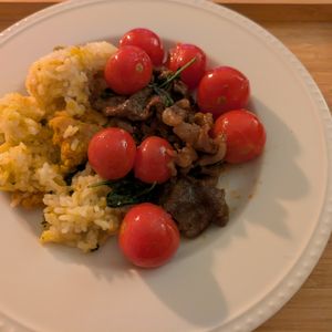 たんたんごの作ってみた!投稿(牛肉のバジル炒め)