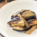 焼きなすのガーリック塩こうじ炒め