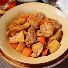 【たけのこと鶏肉の煮物】ほっとする、こっくり和風おかず♪