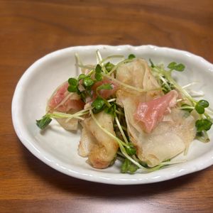 こむぎの作ってみた!投稿(大根と生ハム《デリ風♡旨ぽんサラダ》)