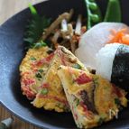 冷めてもおいしい。サラダスティックでカニ玉風
