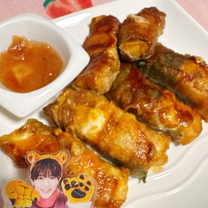 しめかずの作ってみた!投稿(とろ～りチーズがたまらない♪厚揚げ大葉肉巻き)