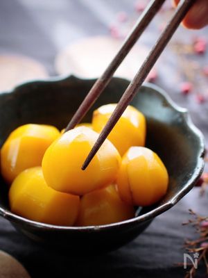 冷凍栗で作る！簡単・栗の甘露煮(栗きんとん用に最適)