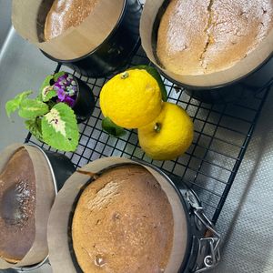 そら・ゆずの作ってみた!投稿(【混ぜて焼くだけ】しっとり♡アールグレイバスクチーズケーキ)