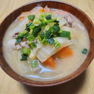 ナムディの作ってみた!投稿(白菜豚汁│寒い日に最高！家族がよろこぶ冬の最強みそ汁)