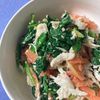 ひまわりの作ってみた!投稿(ヘルシー！レンチン！主菜になる♡ささみと野菜の彩りごまナムル)
