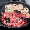 『牛こま蓮根とにらのスタミナ炒め』コクうま♡ご飯が進む♪の工程3