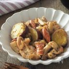 【ほったらかしで簡単！鶏とさつまいもの重ね煮】