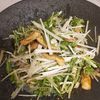 週一だけは頑張ります💦の作ってみた!投稿(【水菜とサクサク油揚げのサラダ】5分で完成！あともう一品！)
