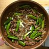 簡単フライパンおかず【ししとうと牛こまの春雨炒め】の工程4