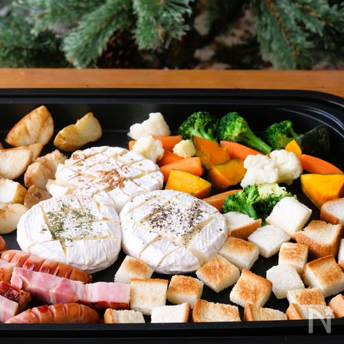 クリスマスに！ホットプレートで家族喜ぶ♡絶品チーズフォンデュ