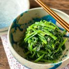 ほうれん草のはちみつチーズめんたいごま和え