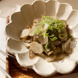 sakiの作ってみた!投稿(「菊芋とじゃこのきんぴら」シャキシャキ！)