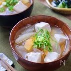 身近な調味料で作る♡『大根と人参と豆腐のお吸い物』