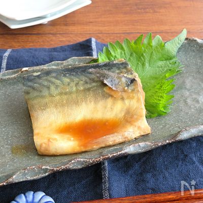 オイスターソースでコクUP☆フライパンで簡単◎さばの煮付け