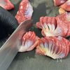 ザクッとシャキシャキ♬砂肝の白だしから揚げ♬の工程1