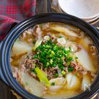 大根と牛肉の韓国風鍋