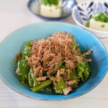 【甘長とうがらしと豚バラ肉の炒め煮】