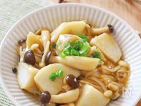 レンジで時短【里芋ときのこのあんかけ】旨味たっぷり♡腸活にも