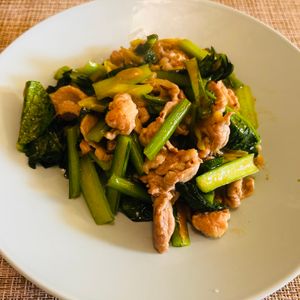 puricoの作ってみた!投稿(パパっと作れる!小松菜と豚肉のねぎ塩炒め)