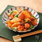 ＼コスパ最強の組み合わせ! ／豚こま団子と大根の酢豚