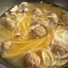 【肉団子クリームパスタ】ワンパンで節約ガッツリ麺の工程4