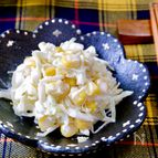 軽くサラダが欲しい時は『キャベツとコーンのマヨサラダ』