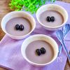 お正月の黒豆煮汁で♡黒豆プリン♡