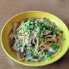 めぇの作ってみた!投稿(ワンパンきのこの和風スープパスタ【時短・簡単・ランチ】)