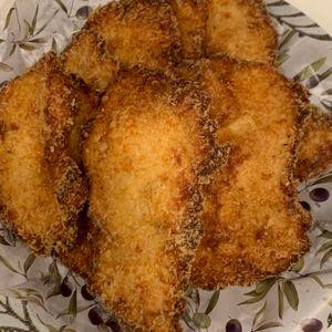 ぐ〜たら子の作ってみた!投稿(子ども大絶賛【クリスピーチキンカツ】鶏むね1枚で8切れ⁉)