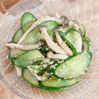 レンジで簡単♪きゅうりとしめじの中華和え