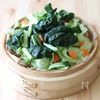 せいろで作る
野菜たっぷり蒸しそばの工程6