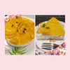 もんぶらん°・*:.。.☆の作ってみた!投稿(とろける桃のレアチーズケーキ♡)