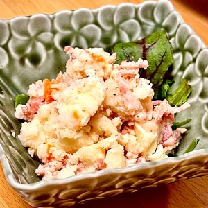 michuの作ってみた!投稿(【濃厚なポテトサラダ】わが家の定番☆洗い物なし♪)