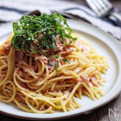 食材が何にもない日、やる気のない日の【和風バター醤油パスタ】