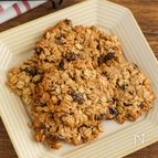 【卵・小麦不使用】シナモンレーズンのオートミールクッキー