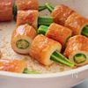 調味料2つ＊ちくわとオクラのてりてりの工程2