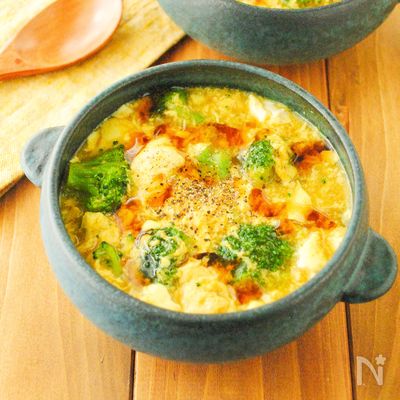 【12kgやせた管理栄養士考案】ふわふわカレー中華スープ