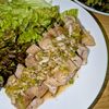 joe sanの作ってみた!投稿(レンジで簡単!旨だれねぎチキン)