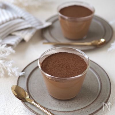 材料2つ!鬼ラクなチョコムース