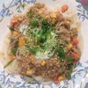 milkの作ってみた!投稿(火も包丁も使わない!ジャージャーうどん♩レンジですぼら料理)