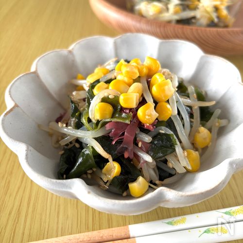 作り置きOK【給食の海藻サラダ】