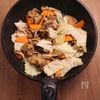 【業務スーパー】ゆず香る♪焼き鳥野菜炒めの工程2