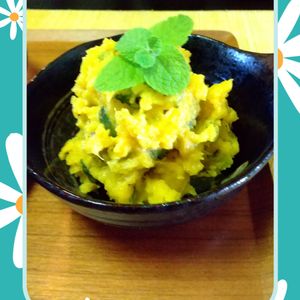 チョロリスの作ってみた!投稿(鍋ひとつで作る♡『皮ごとかぼちゃだけサラダ』)