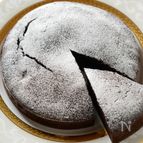 ふわっしっとり♡【米粉ココアケーキ】バター不要!混ぜるだけ♬
