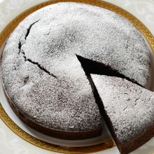 ふわっしっとり♡【米粉ココアケーキ】バター不要!混ぜるだけ♬