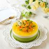 オレンジと抹茶のムースケーキ
